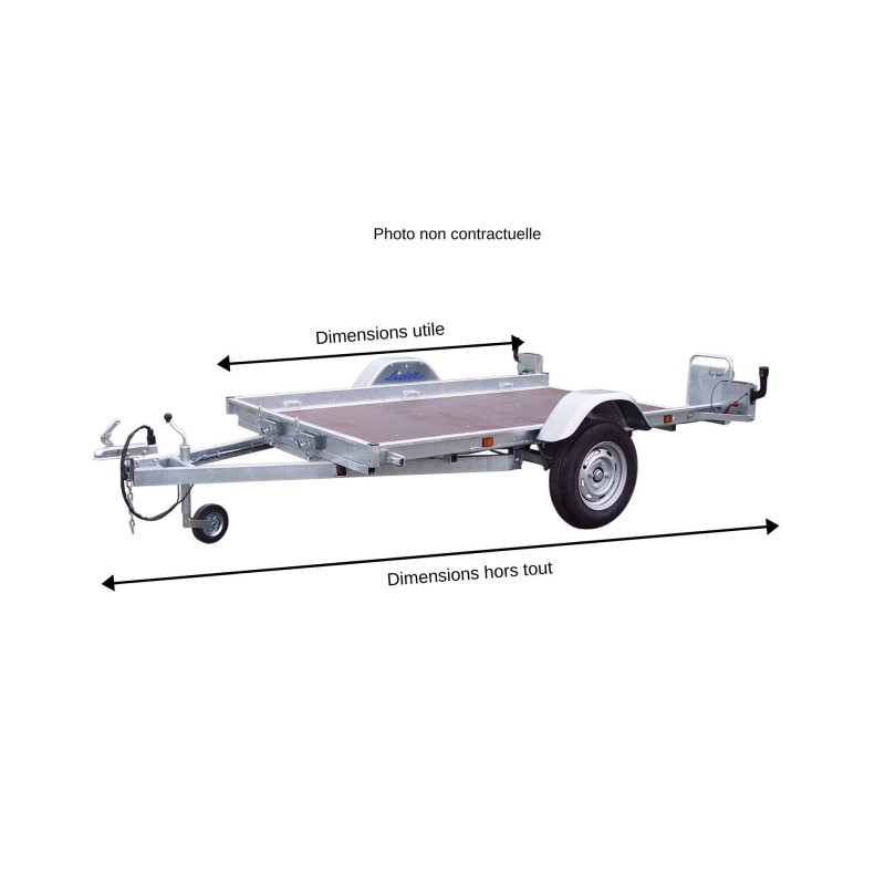 Remorque plateau SOREL 8310 – PTAC 500 kg – Image 5