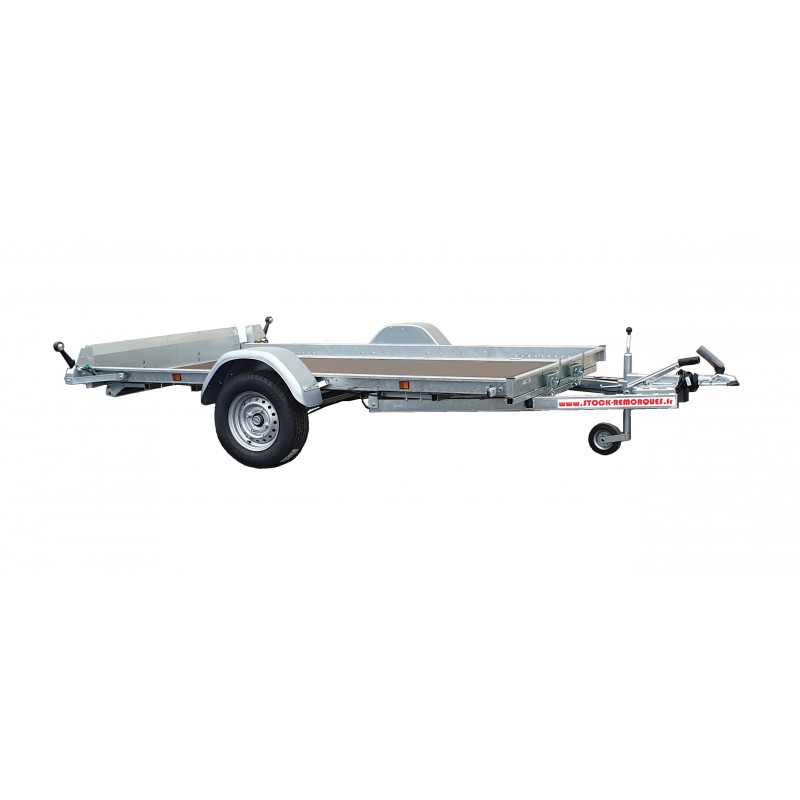 Remorque basculante 3m04 x 1m71 – 1000 kg – freiné